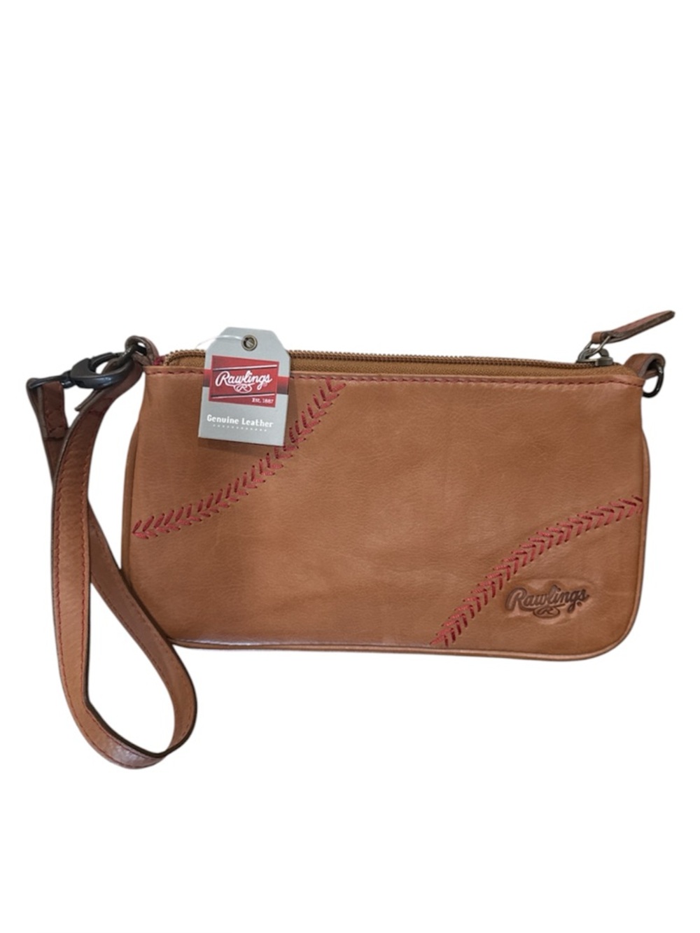 Rawlings leather wristlet